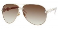 Gucci GG4225/S Sunglasses - 0WQC Mystic White (42 Brown Mirror Lens) - 63mm