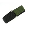 Watch Band Nylon One Piece Wrap Sport Strap Military Adjustable Velcro 20 millimeter