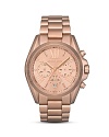 A classic timepiece in the season's most-wanted hue: rose gold. From Michael Kors.