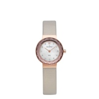 Skagen Women's 456SRLT Denmark White Mother-Of-Pearl Dial Watch