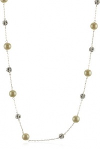 Carolee Pearl and Crystal Basics Necklace, 36