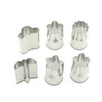 Kotobuki Set of 6 Small Stainless Vegetable Cutters