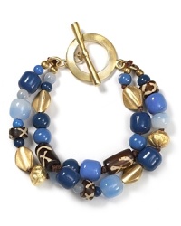 This breaded bracelet from Lauren Ralph Lauren brings a pop of color to your look, day or night.