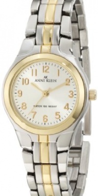 Anne Klein Women's 105491SVTT Two-Tone Dress Watch with an Easy to Read Dial