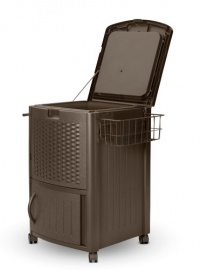 Suncast DCCW3000 Resin Wicker Cooler