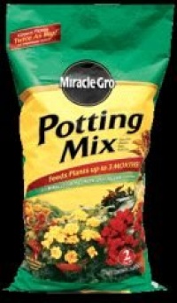 Miracle-Gro 76286300 Potting Mix Bag, 16 Quart