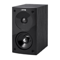 Jamo S 602 Bookshelf Speaker, (Black, Pair)