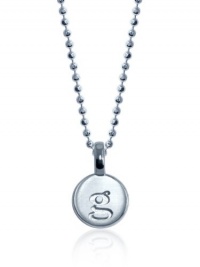 Alex Woo Mini Addition Letter Sterling Silver g Charm Pendant Necklace