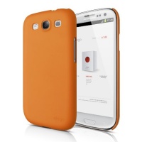 elago G5 Slim Fit Case for Galaxy S3 (Fits Verizon, AT&T, T-Mobile, Sprint and other Carriers) - Soft Feeling Orange - ECO PACK