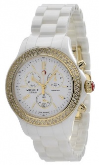 Michele Women's MWW17B000007 Jetway Diamond Bezel Watch