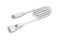 Innergie Magic Cable Duo USB Cable with Micro USB and Apple 30-pin Connectors - 2.6' (TACC-FME70GRAP1) - Retail Packaging