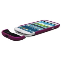 GreatShield iSlide Slim-Fit PolyCarbonate Hard Case for Samsung Galaxy S3 S III (Purple)