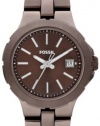 Fossil Sylvia Three Hand Stainless Steel Watch Brown