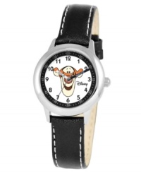 Bounce along with this fun Time Teacher watch from Disney. Featuring everyone's favorite pal, Tigger, the hour and minute hands are clearly labeled for easy reading.