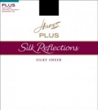 Hanes Hosiery Plus Size Silk Reflections Sheer Control Top Enhanced Toe Pantyhose 00p16 3 Plus/Nude