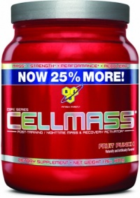 BSN CellMass Fruit Punch, 50 servings, 1.76 Pound