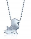 Alex Woo Little Signs Sterling Silver Lion (Leo) Pendant Necklace, 16