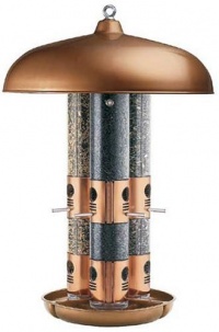 Perky-Pet 7103-2 Copper Triple Tube Bird Feeder