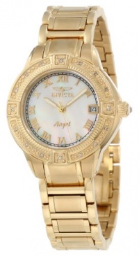 Invicta Women's 12807 Angel Mother-Of-Pearl Dial Diamond Accented Watch