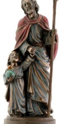 Joseph and Jesus Religious Christian Catholic Statue