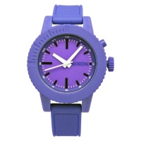 Nixon Women's A287-230 Rubber Analog Purple Dial Watch