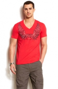 Armani Exchange Mens Eagle Wing Slub Tee