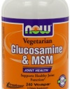 Now Foods Vegetarian Glucosamine &  Msm , Veg-Capsules, 240-Count