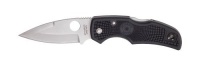 Spyderco Native Lightweight Plain Edge Knife, Black