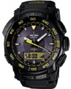 Casio Men's PRG-550-1A9 Pro Trek Tough Solar Black Dial  Watch