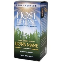 Fungi Perfecti Host Defense Lion's Mane Capsules, 60 Vegetarian Capsules