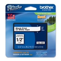 Brother Laminated Black on White Tape (TZe231) - Retail Packaging