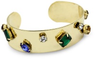 Cocotay Social Swarovski Crystal Small Stone Cuff Bracelet