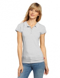 Dickies Girl Juniors Jersey Sleeve Polo Tee