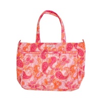 Ju-Ju-Be Super Be Zippered Tote Diaper Bag with Pockets, Perfect Paisley