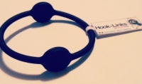 Hook-Links Magnetic Connection Bracelet- Medium Black