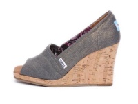 Toms - Womens Silver Azar Wedges