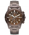 Fossil presents a timeless steel watch from the Dean collection with a fashion-forward, monochromatic look.