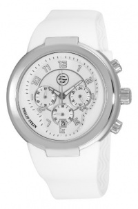 Philip Stein Men's 32-AW-RW Active White Rubber Strap Watch