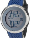 Gucci Men's YA114105 I-Gucci Digital Blue Black Rubber Strap Watch