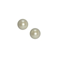 Carolee 10mm Pearl Stud Earring (White)