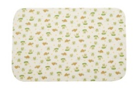 Carter's Keep Me Dry Flannel Bassinet Pad, Lily Pad Frog