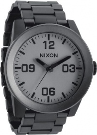 Nixon Corporal SS Matte Black IP Stainless Steel Mens Watch A3461062