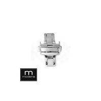 Modena Watch 18mm Premium Push Button Deployant / Deployment clasp / buckle - Polished Stainless Steel