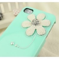 Nova Case® 3D Crystal iPhone Case for AT&T Verizon Sprint Apple iPhone 4/4S Sunflower Baby Green