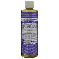 Dr Bronner Castile Soap Organic Lavender 16 oz ( Multi-Pack)