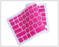 Silicone Keyboard Cover for MacBook apple mac 13-15 Pink