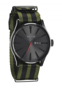 Nixon Sentry Watch - Men's Surplus/Black Nylon, One Size