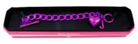 Juicy Couture Neon Purple Charm Starter Bracelet