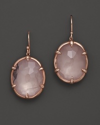 Ippolita Rosé Sugar Kissed Large Rose Quartz Drop Earrings