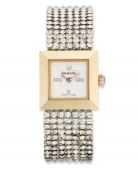 Add a sparkling, feminine touch to your evening looks with this luxurious Elis watch from Swarovski.